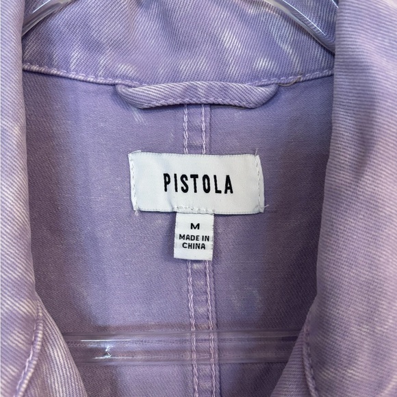 PISTOLA Parker Denim Romper in Purple Amethyst NWOT - Picture 5 of 11